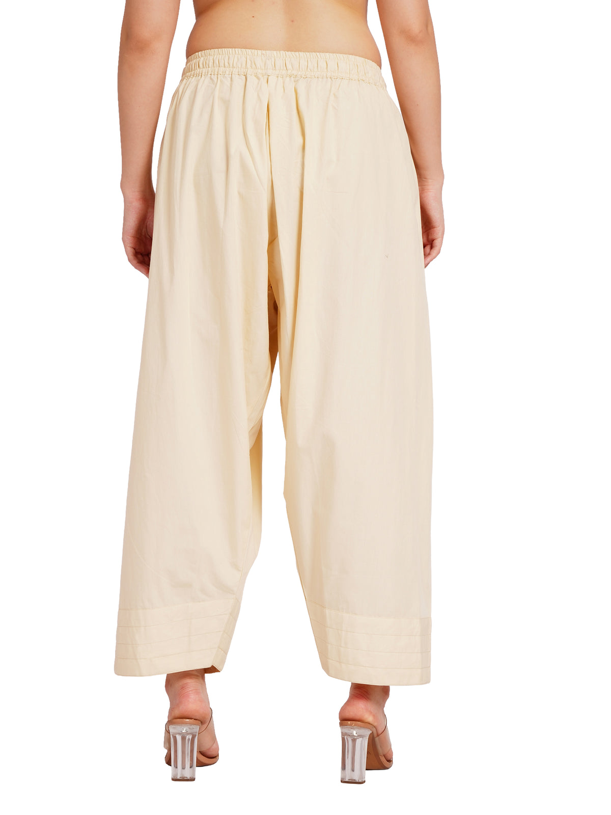 BASIC BEIGE FARSHI SALWAR | Relaxed Fit