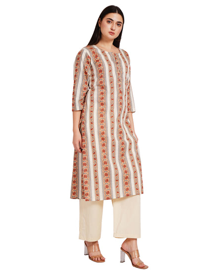 HERITAGE BLOOM | Relaxed Fit | Long Kurti