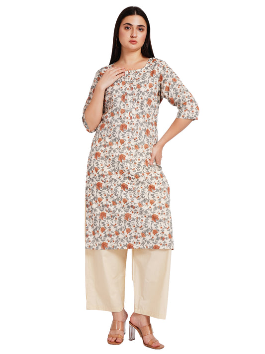 VINTAGE GARDEN | Relaxed Fit | Long Kurti