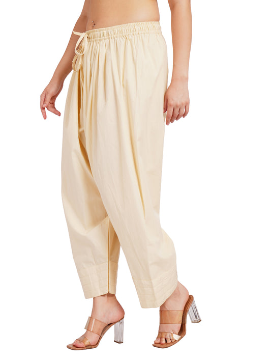 BASIC BEIGE FARSHI SALWAR |  Relaxed Fit
