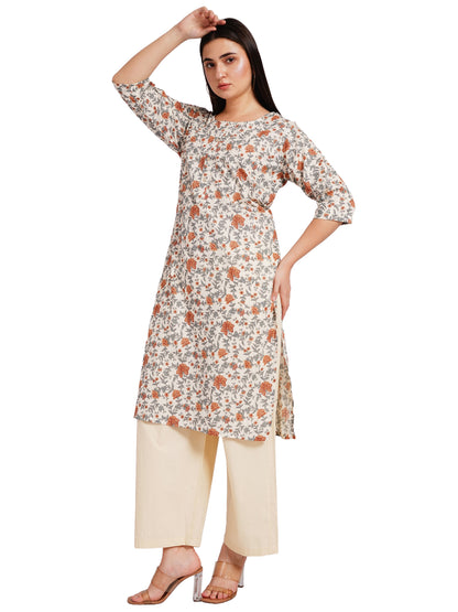 VINTAGE GARDEN | Relaxed Fit | Long Kurti