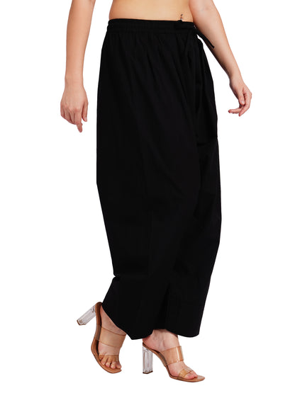 BASIC BLACK FARSHI SALWAR | Relaxed Fit