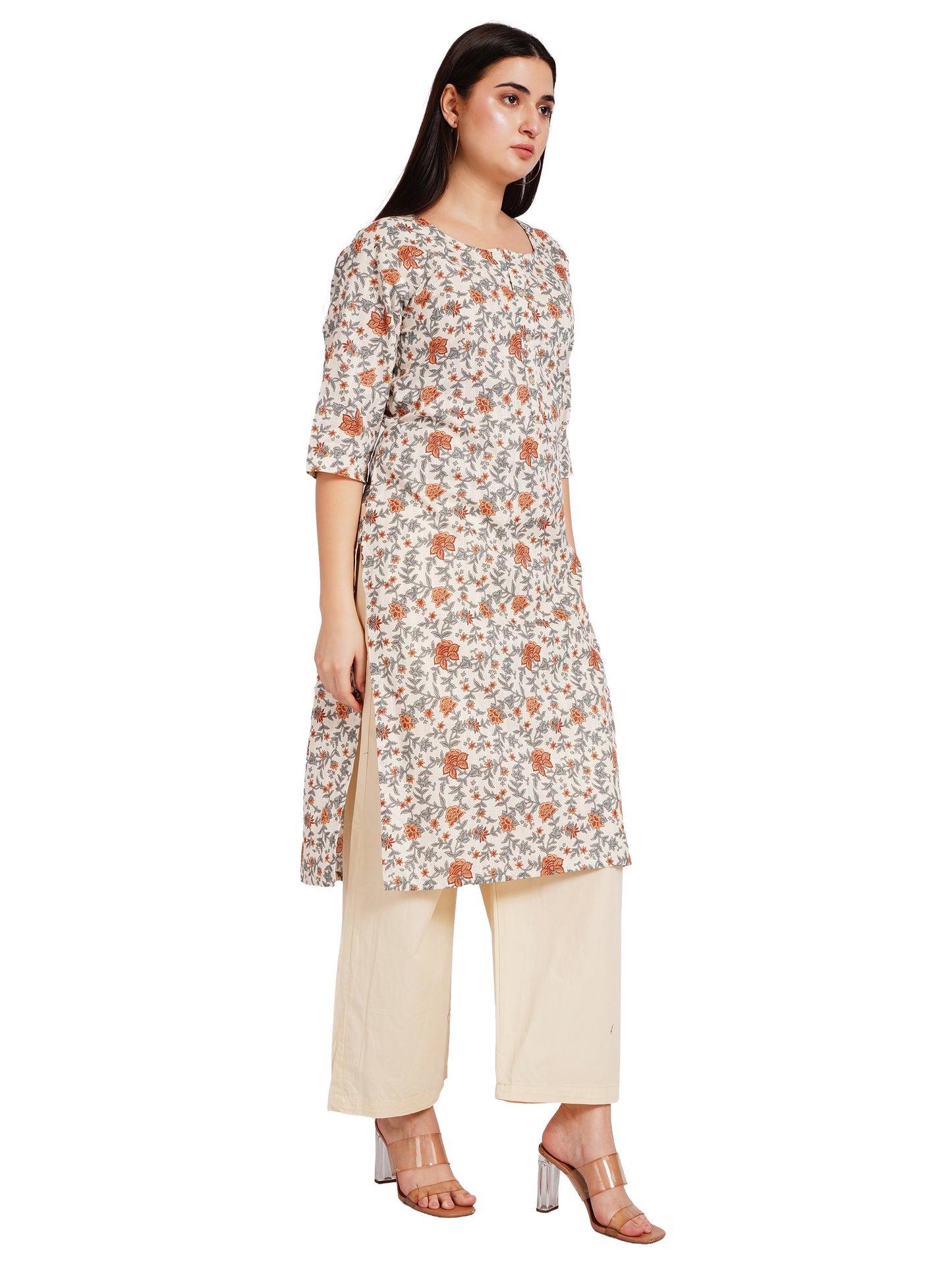 VINTAGE GARDEN | Relaxed Fit | Long Kurti