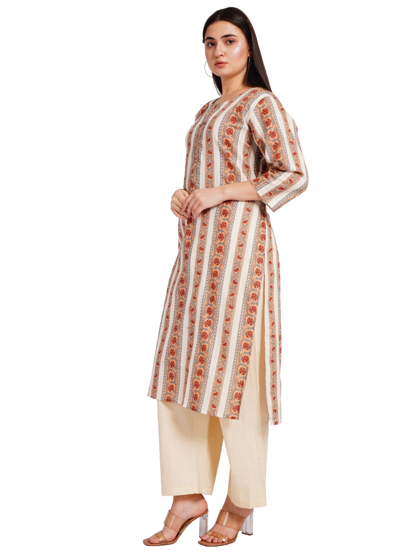 HERITAGE BLOOM | Relaxed Fit | Long Kurti