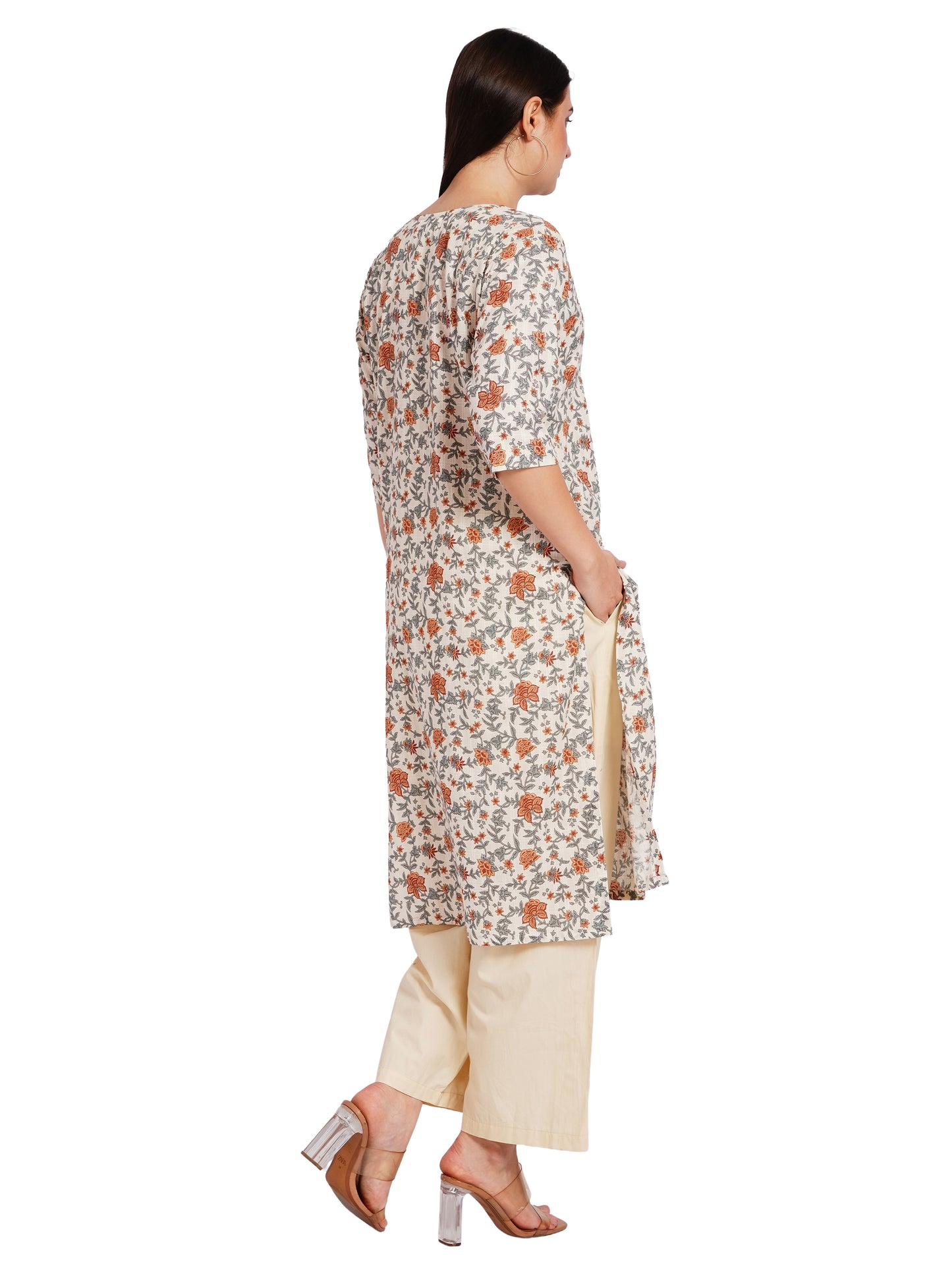 VINTAGE GARDEN | Relaxed Fit | Long Kurti