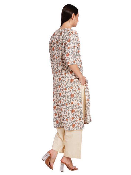 VINTAGE GARDEN | Relaxed Fit | Long Kurti