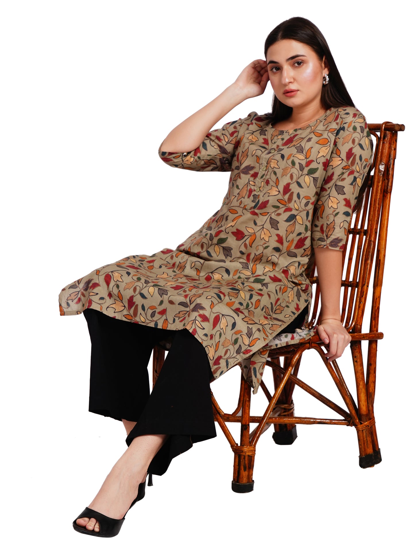 AUTUMN WHISPER | Relaxed Fit | Long Kurti